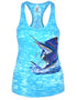 Women's Sailfish Burnout Racerback Tank - KnottyTails